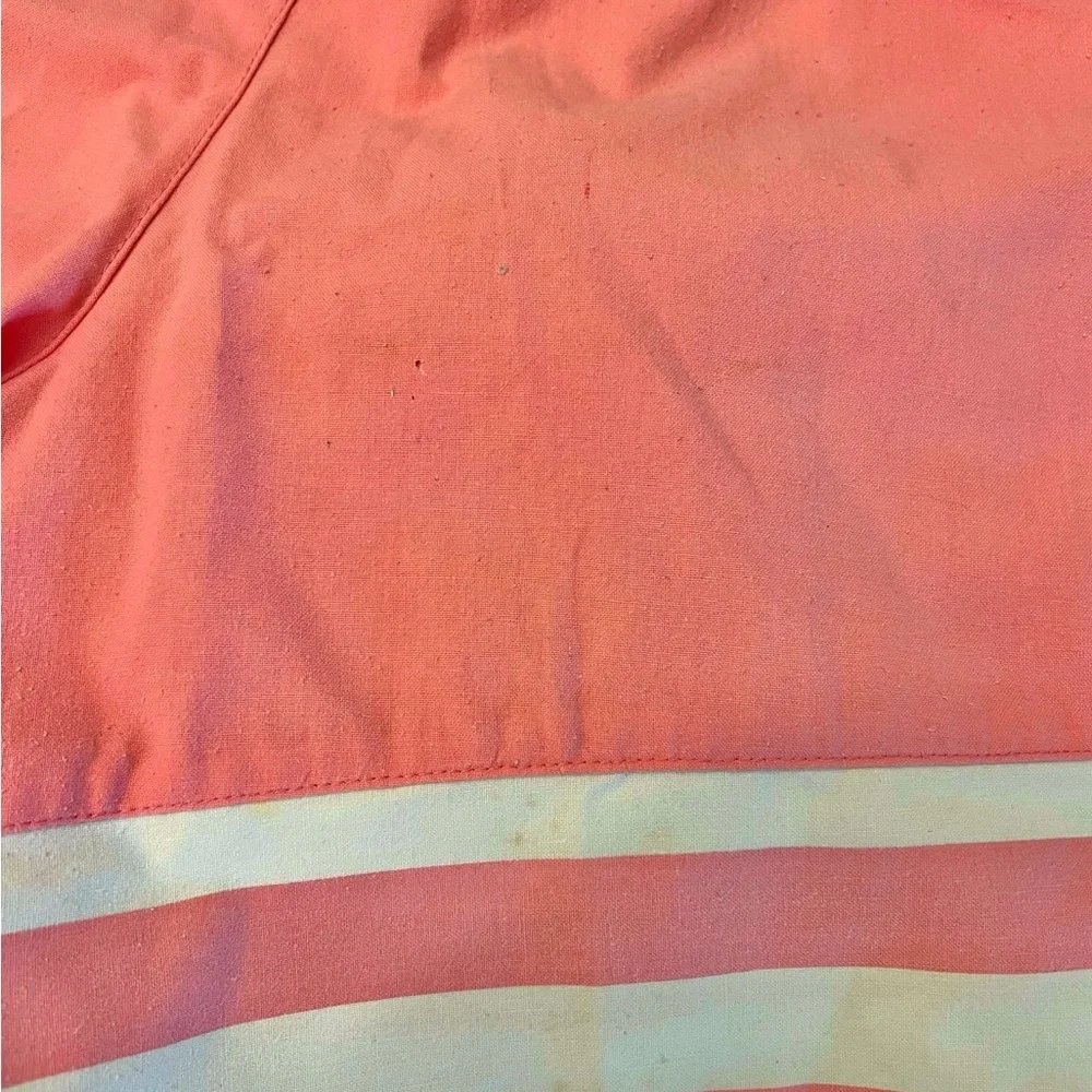 Victoria Harbor Vintage 80s 90s Pink White Stripe Pull On Shorts Sz M As‎ Is